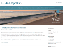 Tablet Screenshot of eguerapraksis.ee